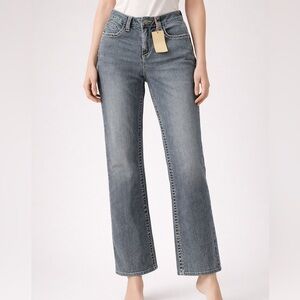 NWT JAG Low Rise Bootcut Jeans Embroidered Back Size 16